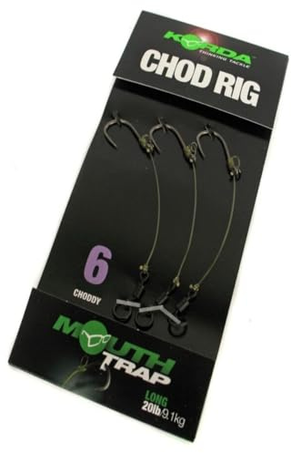 Korda Chod Rig Barbless Choddy Mouth Trap Long Qty 3