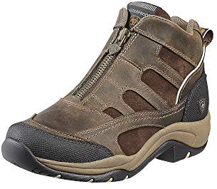 ARIAT Terrain Zip H20 Paddock & Yard Boots Distressed Brown Footwear UK Size - UK 7
