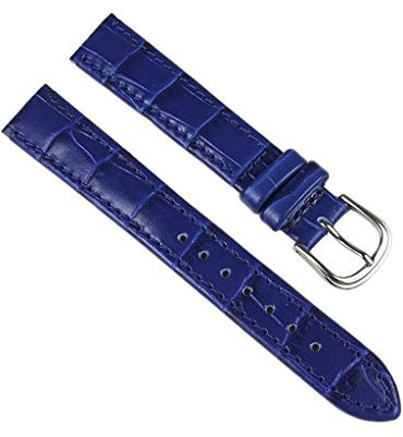 Barington Ersatzband Uhrenarmband Leder Louis-Print ultramarinblau 16mm 59061655