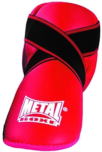 METAL BOXE Protège-Pieds Rouge Taille XS
