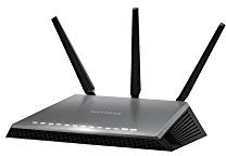 Netgear D7000-100PES Modem Router WiFi AC1900 Dual band Nighthawk, 4 Porte Gigabit Ethernet e 1 WAN, 2 porte USB, Nero (Verifica compatibilità con la tua linea)