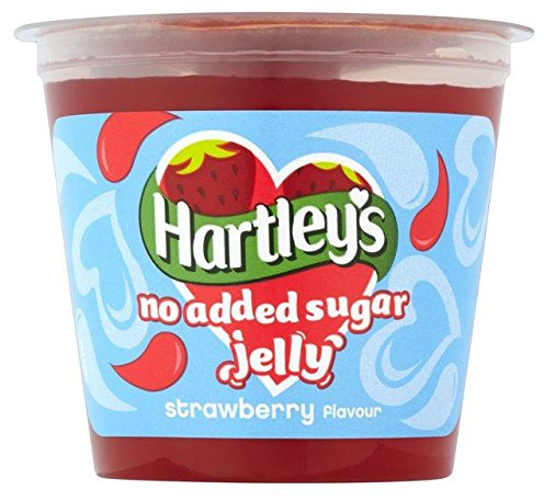 Hartley's Jelly Pot Strawberry No Added Sugar 115g - Pack of 2