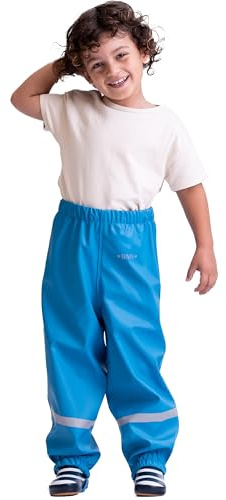 BMS Regenbundhose, wasserdicht für Jungen in Hellblau Größe 74