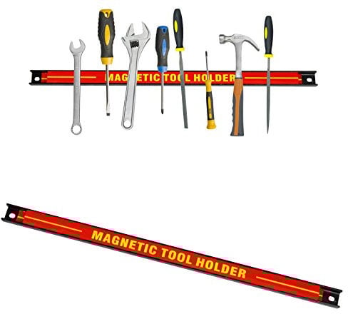 Sellnet Magnetleiste 50cm Magnet Tragkraft: 13 kg Werkzeughalter Werkzeugleiste Werkzeug Halterung Werkzeughalterung zur ordentlichen Aufbewahrung von Werkzeugen in Werkstätten SN3521