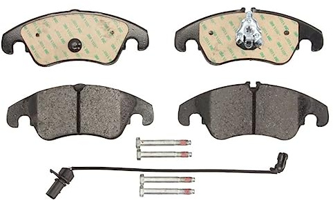 DELPHI LP3152 Bremsbelagsatz Bremsbeläge Vorne mit Verschleißwarnkontakt mit Zubehör Kompatibel mit AUDI A6 Avant 4G5, 4GD, C7