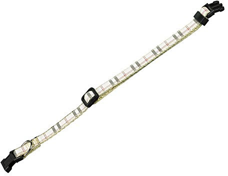 Nobby Halsband Tartan, beige L: 20-35 cm, B: 10 mm, 1 Stück
