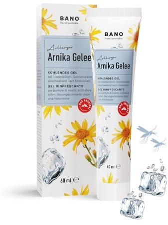 Arlberger Arnika Gelee 60ml | kühlendes, abschwellendes Gel | ideal nach Sonnenbrand | hilft bei Insektenstichen und Verstauchungen | für alle Hauttypen geeignet