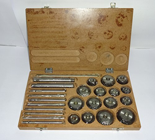 AG Ventilsitz- und Frontschneider-Set/Kit - 15-teiliges Set für Oldtimer und Motorräder im Holzkoffer