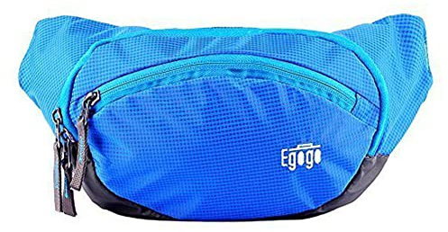 EGOGO Reisen Sport Fanny Pack Bauchtasche Gürteltasche (Blau)