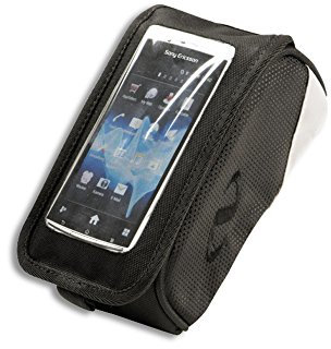 Norco Unisex – Erwachsene Fahrradtasche Boston Smartphone Tasche, schwarz, 8x11x19cm
