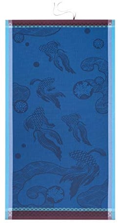 Le Jacquard Francais oceanique Abysse – Hamam Telo Mare Asciugamano da Bagno 100 x 200 cm