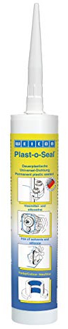 WEICON Plast-o-Seal 300g Kartusche hitzefeste Dichtmasse für Papierdichtungen