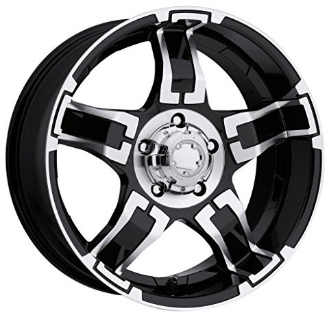 Ultra Wheel 194B Drifter Matte Black Wheel with Painted (16 x 8 Inch / 12,7 x 12,7 cm, 10 mm Offset)