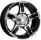 Ultra Wheel 194B Drifter Matte Black Wheel with Painted (16 x 8 Inch / 12,7 x 12,7 cm, 10 mm Offset)