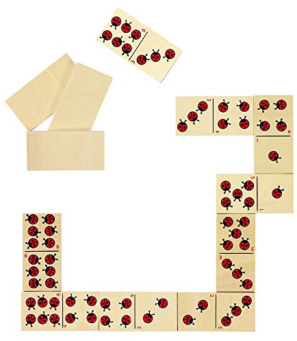 Goki 56716 - Dominospiel - Marienkäfer