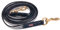 Karlslund Zügel Woven Rubber Reins Brass, Black/White, k381-blw-bra