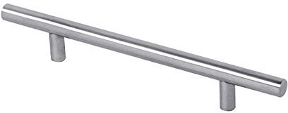 Gedotec Impugnatura Asta Maniglia Mobilie Maniglia Ringhiera Ø 10 mm Massiccio Acciaio Inox Spazzolato Tondo Enrico Lunghezza 148-548 mm Distanza Del Foro 96-480 mm Profilo Ø 10 mm Altezza 31 MM