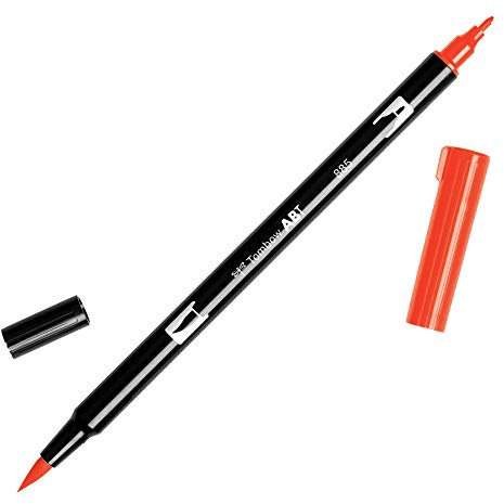 Tombow ABT 885 Dual Brush Pen - Warm Red