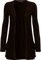 WearAll - Ladies Long Sleeve Pocket Cardigan Womens Top - Dark Brown - 16/18