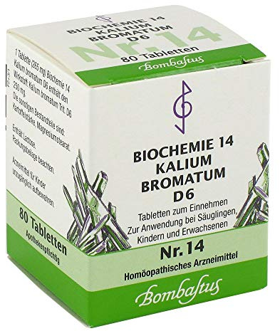 BIOCHEMIE 14 Kalium bromatum D 6 Tabletten 80 St