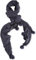 VERO MODA Damen Schal ASLA LONG SCARF, Uni, Blau (Peacoat), One size (Herstellergröße: Taille unique)