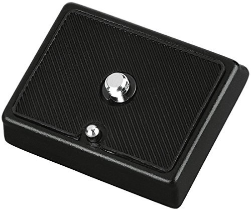 Hama Schnellkupplungsplatte für Stativ Omega Premium I, II und II, A 1/4“ Gewinde, Schwarz