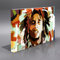 Abstract Bob Marley gerahmt A1 Leinwand Kunstdruck