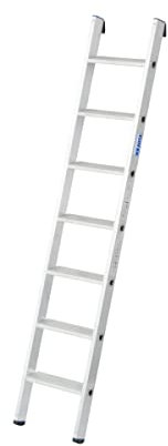 Stufen-AnlegeLeiter, (Alu), Arbeitshöhe 3,4 m,Leiternlänge 1,95 m, Stufenanzahl 7, Gewicht 3,6 kg