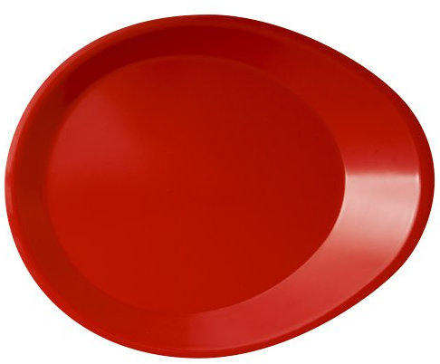 Zak Designs Partyteller, Rot, 6 Stück