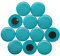 Large Green Planning Office Magnets for Fridge, Whiteboard, Noticeboard, Filing Cabinet - 40mm dia x 8mm high - Pack of 12