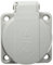 Mennekes 101700020 Schuko-Steckereinbau 16 A/230 V, Steckdose, Schutzart IP 54, grau