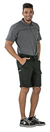 Planam Canvas 320 Shorts Königsblau, Schwarz