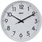 Unity Wanduhr, Fradley, Silent Sweep, Modern, Weiß, 30 cm