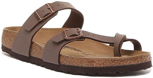 Birkenstock Mayari Birko Flor, Damen Pantoffel, - Mocca braun - Größe: 39 EU