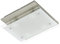 Briloner Leuchten 3596-042 A+, LED Deckenleuchte, Deckenlampe, Deckenstrahler, 3 W, 250 Lumen, Glas satiniert mit klarem Rand, eckig, Metall, matt-nickel, 33 x 30 x 9 cm