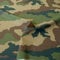 TOLKO Camouflage Stoff aus Nylon | Robust Reißfest Farbecht UV-beständig | Uniform Stoffe zum Nähen Meterware im Armee Flecktarn | Nylonstoff mittelschwer 150cm breit (Woodland)