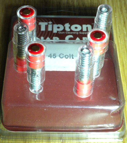 Tipton T612-637 Salvapercutor Calibre 45 Colt Plástico 6 Unidades, Transparente, Única