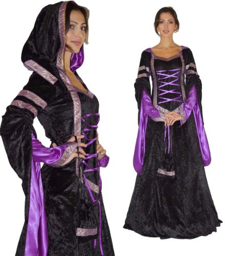 Maylynn 12202-S-M - Mittelalter Kostüm Melina Burgfräulein, 2-teilig, Größe S/M