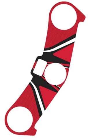 Puig 6945R Protezione Piastra Sterzo specifico per modello, Rosso