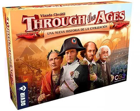 DEVIR - Through The Ages: A History of Civilization, Brettspiel, Gesellschaftsspiel, Familien-Brettspiel, unterhaltsames Brettspiel (BGHTAGES)