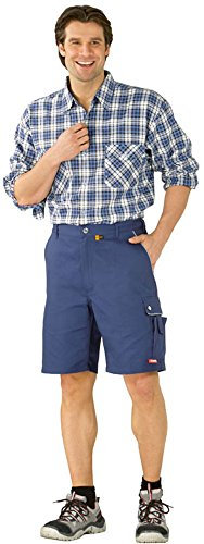 Planam „Canvas 320“ Shorts, Grün, blau