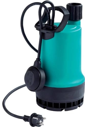 Wilo-Drain TMW 32/8, Schmutzwasser Tauchpumpe zur Förderung von klarem oder leicht verschmutztem Wasser aus Kellern, Behältern, Teichen oder Brunnen Kabellänge 4m, max. 9100l/h, max. 0, 7 bar, 370W