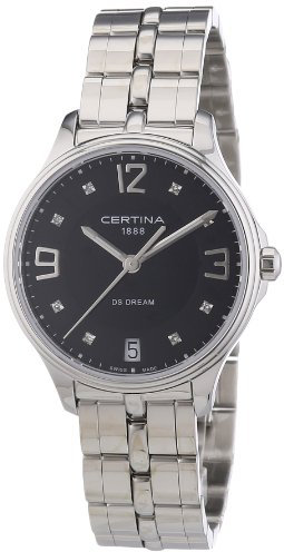 Certina Damen-Armbanduhr XS Analog Quarz Edelstahl C021.210.11.056.00