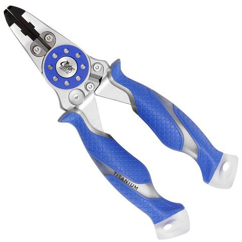 Cuda Mono/Braid Fishing Wire Cutter Pliers - Blue, 7.5-Inch