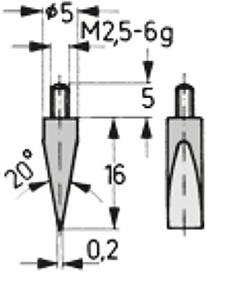 Taster-Einsätze, Stahl