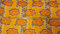 StoffBook ORANGE Baumwolle Patchwork Blumen Stoff Stoffe, B951