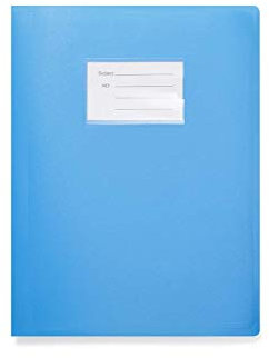 ARPAN Porte-documents A4 à couverture souple – 104 pochettes 208 pages – Bleu DB10BE-OR 30 x 2 x 23 cm