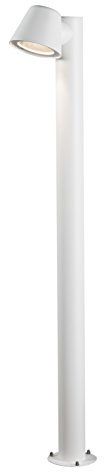 Konstsmide Wegeleuchte Trieste | Aluminium weiss | Outdoor IP44 | GU10-Fassung | 7524-250