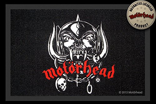 empireposter Motörhead - Logo - Fußmatte, Größe: 60 x 40 cm, Material Polypropylen