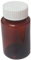 120ml Clear Brown Plastic Pill Bottle with Locking Lid (1)